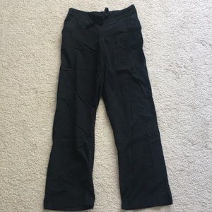 Landau black cargo scrub pants, XS